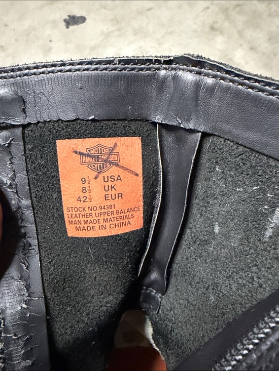 Harley-Davidson Black Leather Buckle Engineer Boots main image 4
